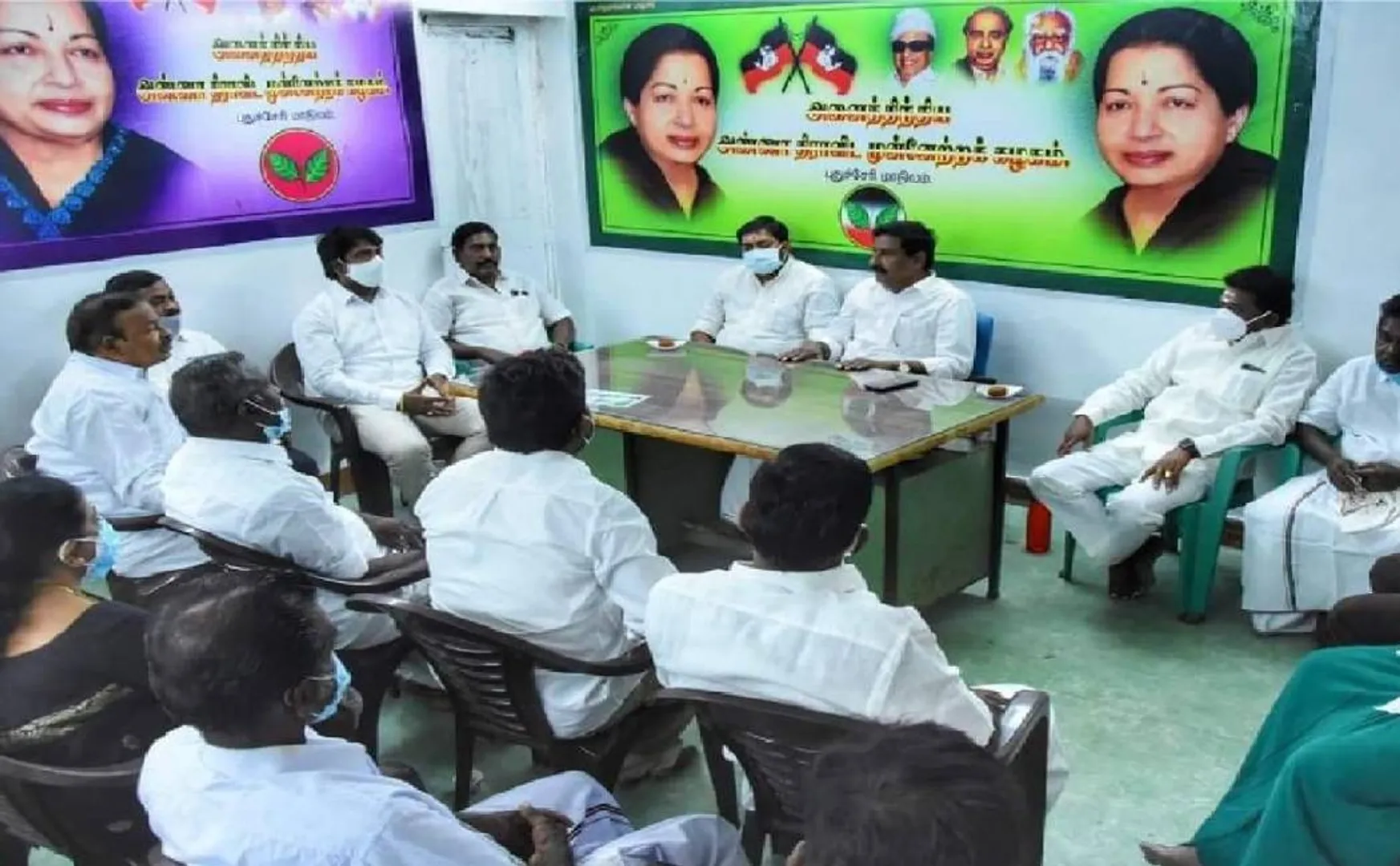 PUDUCHERRY ADMK PARTY MEETING SASIKALA 